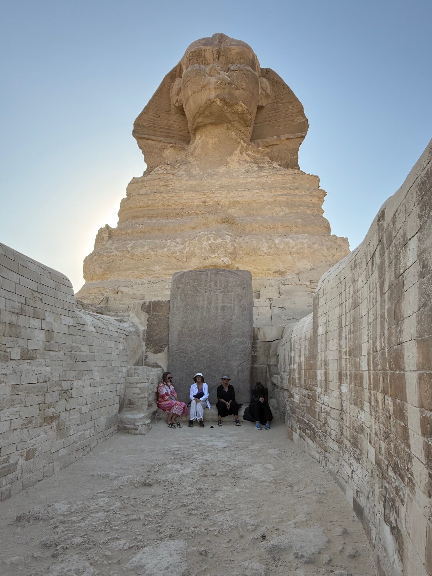 Ceremony between the paws of the Sphinx