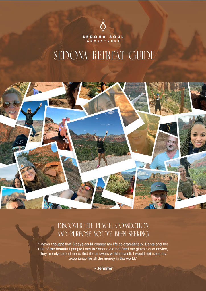 sedona retreat guide, personal retreat guide cover