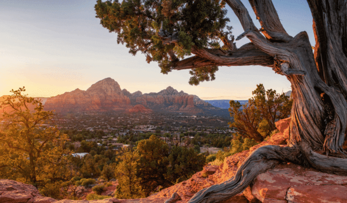 View from Airport Mesa Vortex in Sedona