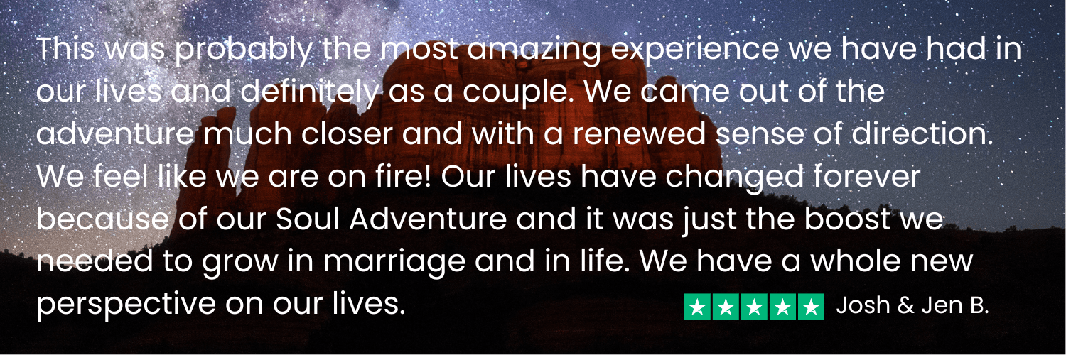 Josh and Jen say their Couples Retreat was “the most amazing experience of our lives and as a couple. We feel like we are on fire!”