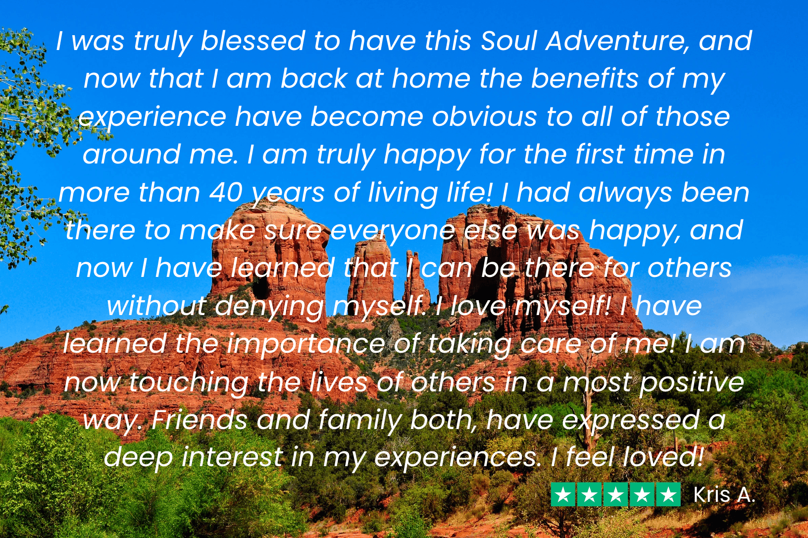 Kris says that after learning “the importance of taking care of me, I am truly happy for the first time in more than 40 years"