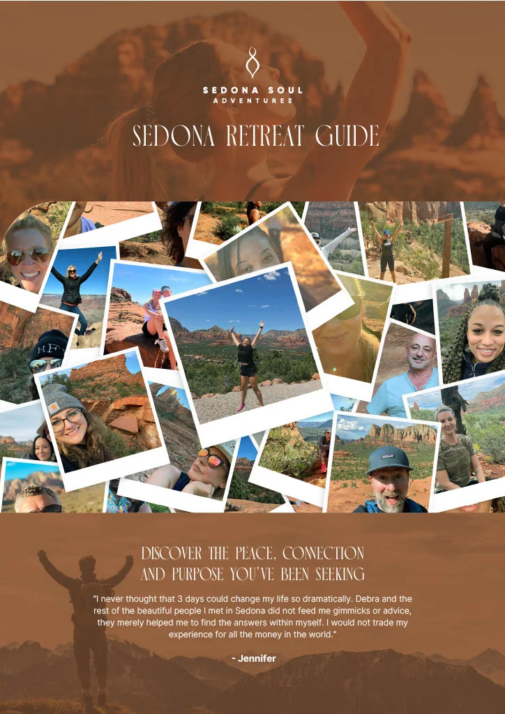 sedona retreat guide, personal retreat guide cover
